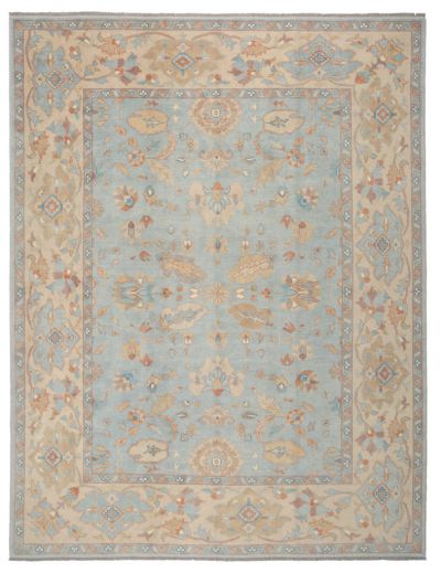 ANTIQ OUSHAK WOOL CARPET 9.9 - 13.2 - 130.8