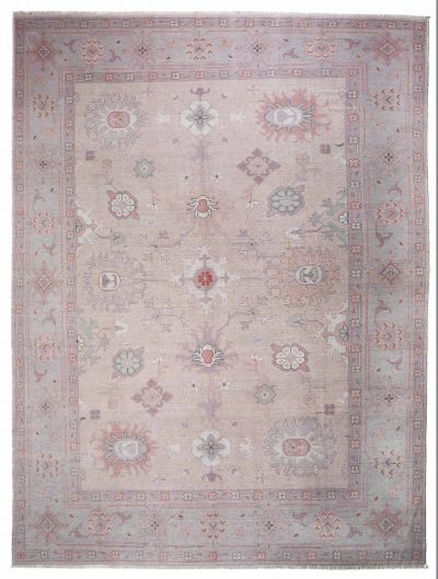 ANTIQUE OUSHAK RUG 10 KREM 9.8*13.5