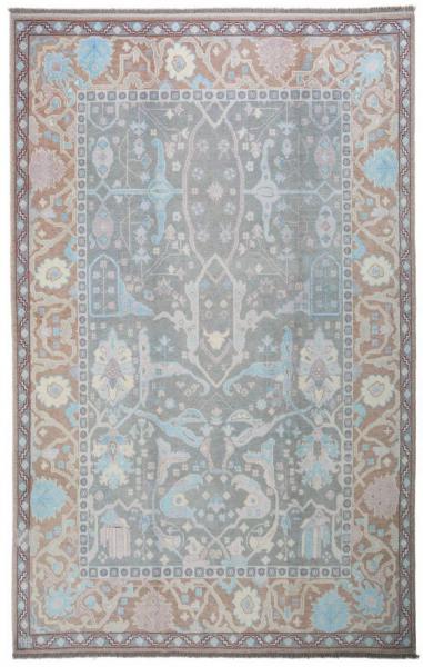 Antiq Oushak Rug 6.79 - 9.51 - 64.62