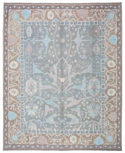 Antiq Oushak Rug 7.91 - 9.88 - 78.08