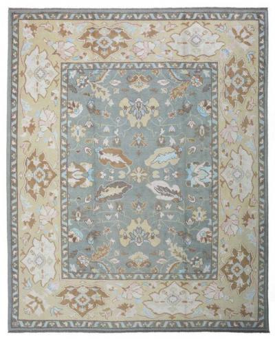 Antique Oushak Rug 7.78 - 9.51 - 73.98