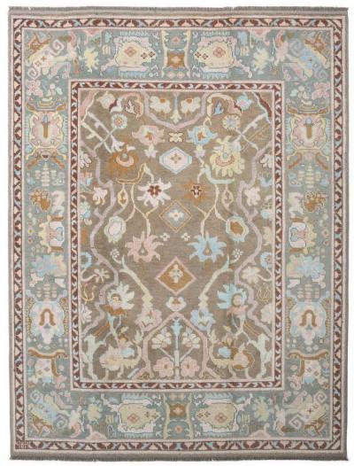 Antiq Oushak Rug 6.96 - 9.19 - 63.89