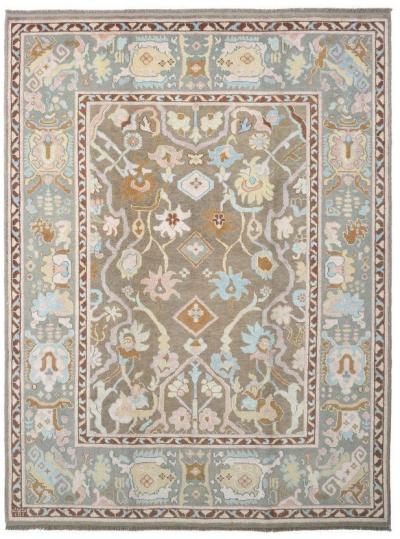 Antiq Oushak Rug 6.96 - 9.48 - 65.95