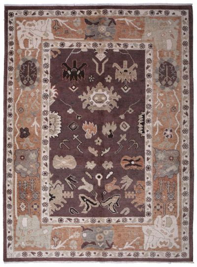Antiq Oushak Rug II 5.64 - 7.58 - 42.77