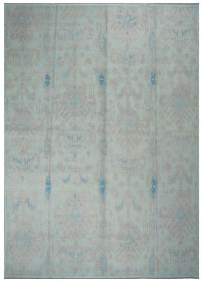 ANTIQ OUSHAK WOOL CARPET 10 - 13.6 - 136.7