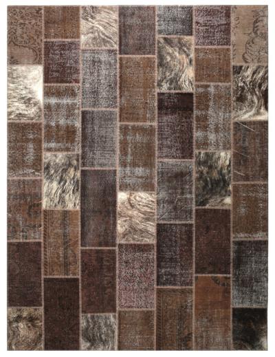 COWHIDE PATCHWOR RUG 7.8 - 10.2 - 79.1