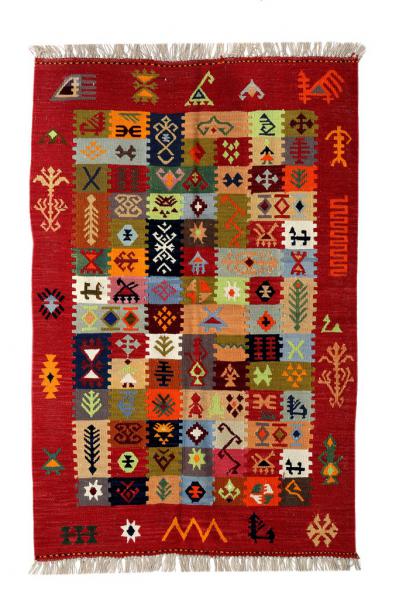 OUSHAK MEDIUM THIN KILIM 3.74 - 5.61 - 20.98
