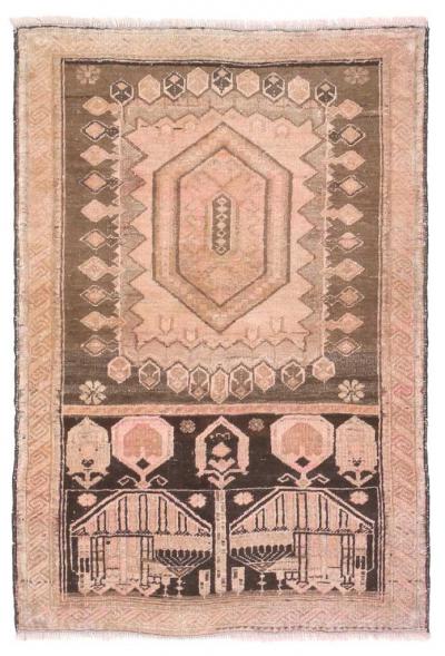 VINTAGE MALATYA RUG NATURAL 2.8*4.2