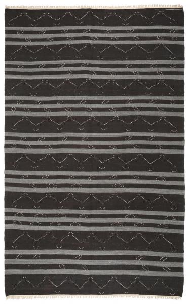 NOMAD KILIM MODERN BLACK 7.9*12.2