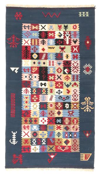 SEMI FINE KILIM BLUE 3.4*6.4