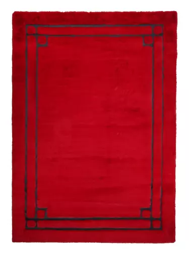 RABBİT KÜRK 016 KIRMIZI-SİYAH